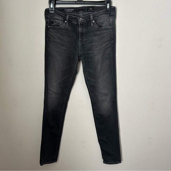 Adriano Goldschmied Jeans The Legging Ankle Super Skinny Black Neutral Stretchy - Picture 1 of 11